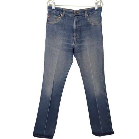 Vintage Y2K Levi’s 517 Boot Cut Jeans Men’s 34‎ x34 Blue Faded Denim - Picture 1 of 16